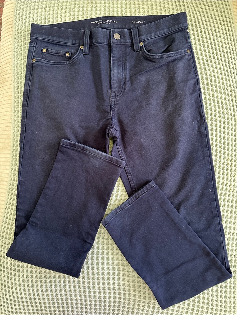 Banana Republic Men's Dark Navy Slim Fit Pants Size 31x30